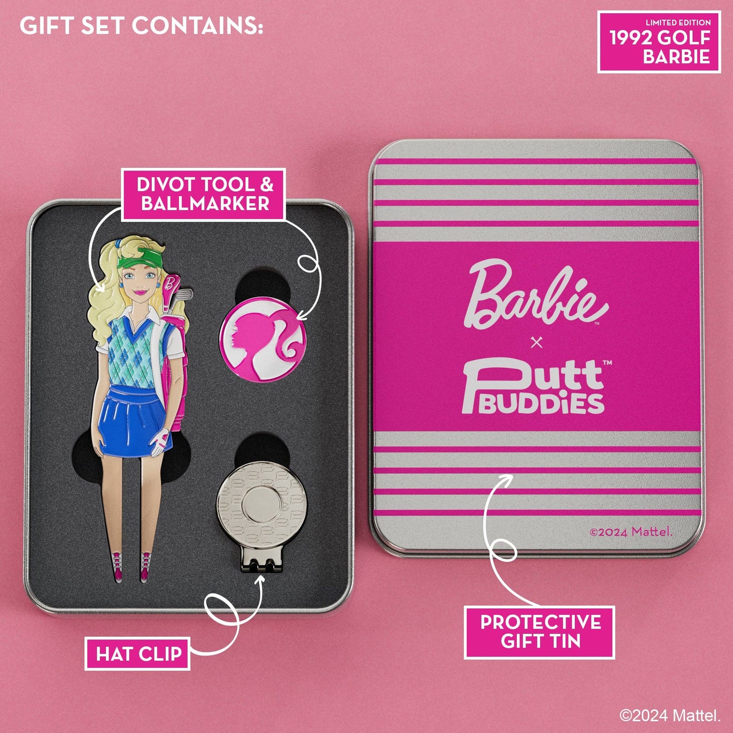 LTD EDITION: 1992 Golfing Barbie Divot Tool w/ ball marker