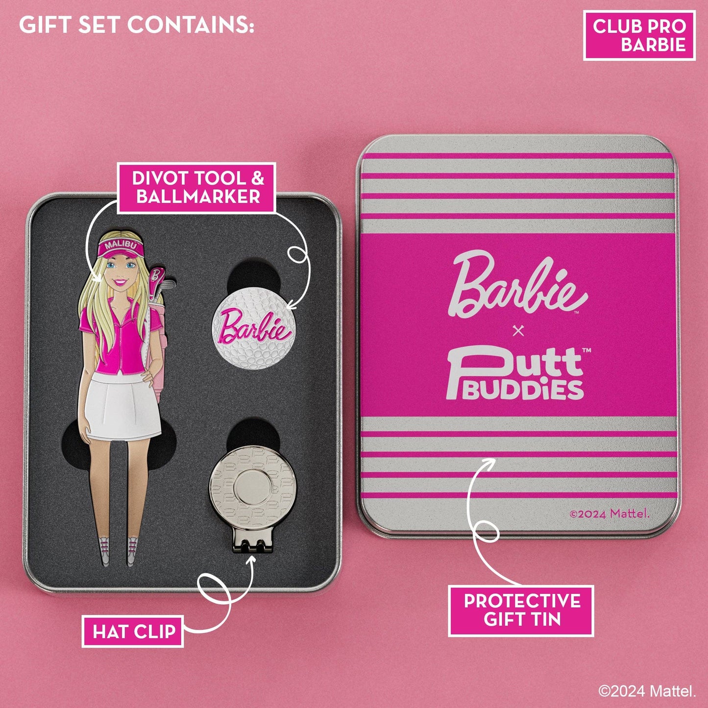Club Pro Barbie w/ Barbie golf ball marker