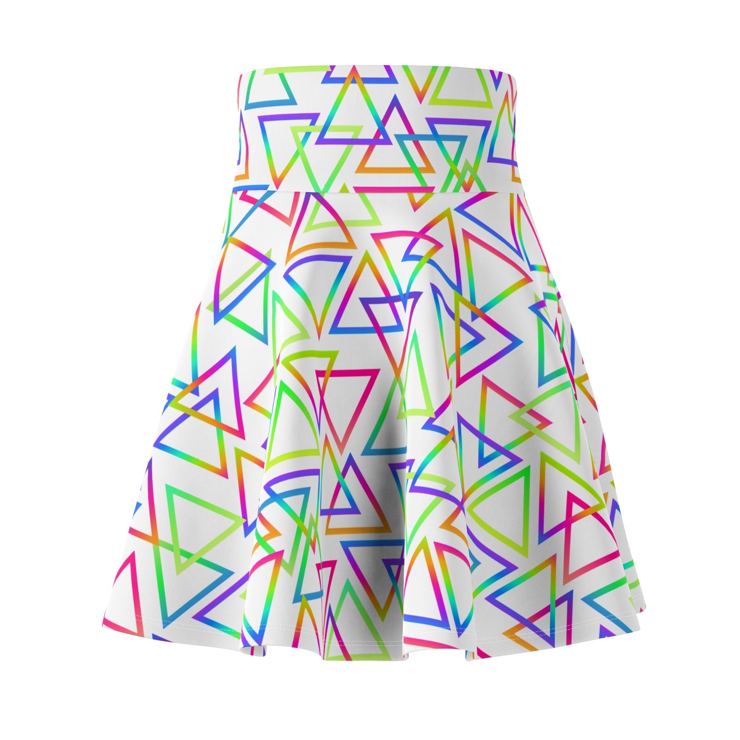 Colorful Geometric Women's Skater Skirt
