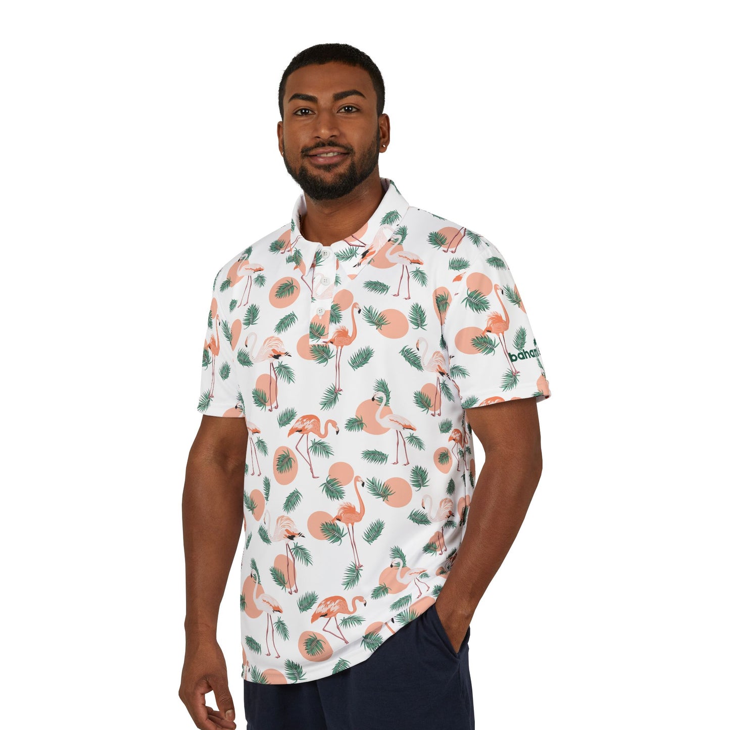Tropical Flamingo Polo