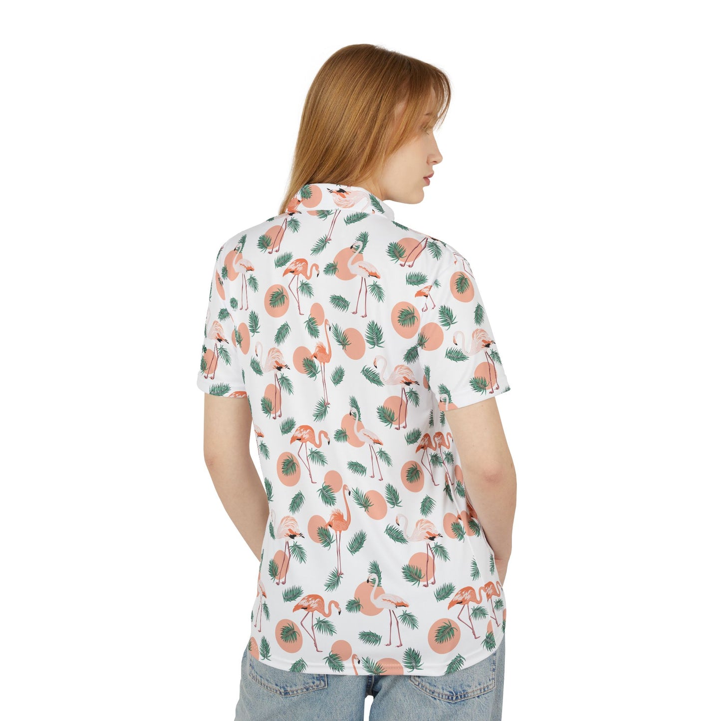 Tropical Flamingo Polo