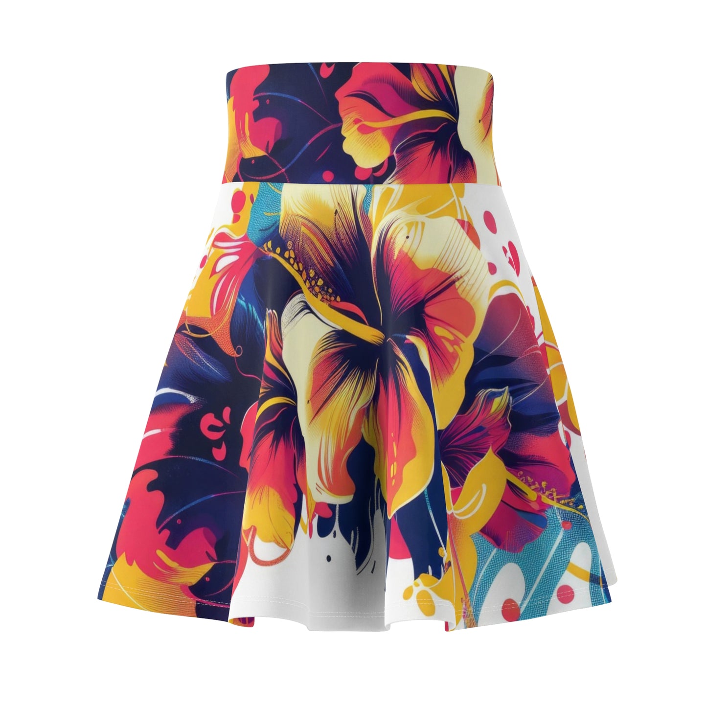 Vibrant Floral Women's Skater Skirt