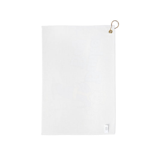 Bunker Boy Golf Towel — Funny Vintage Vault Boy Design with Grommet Ring