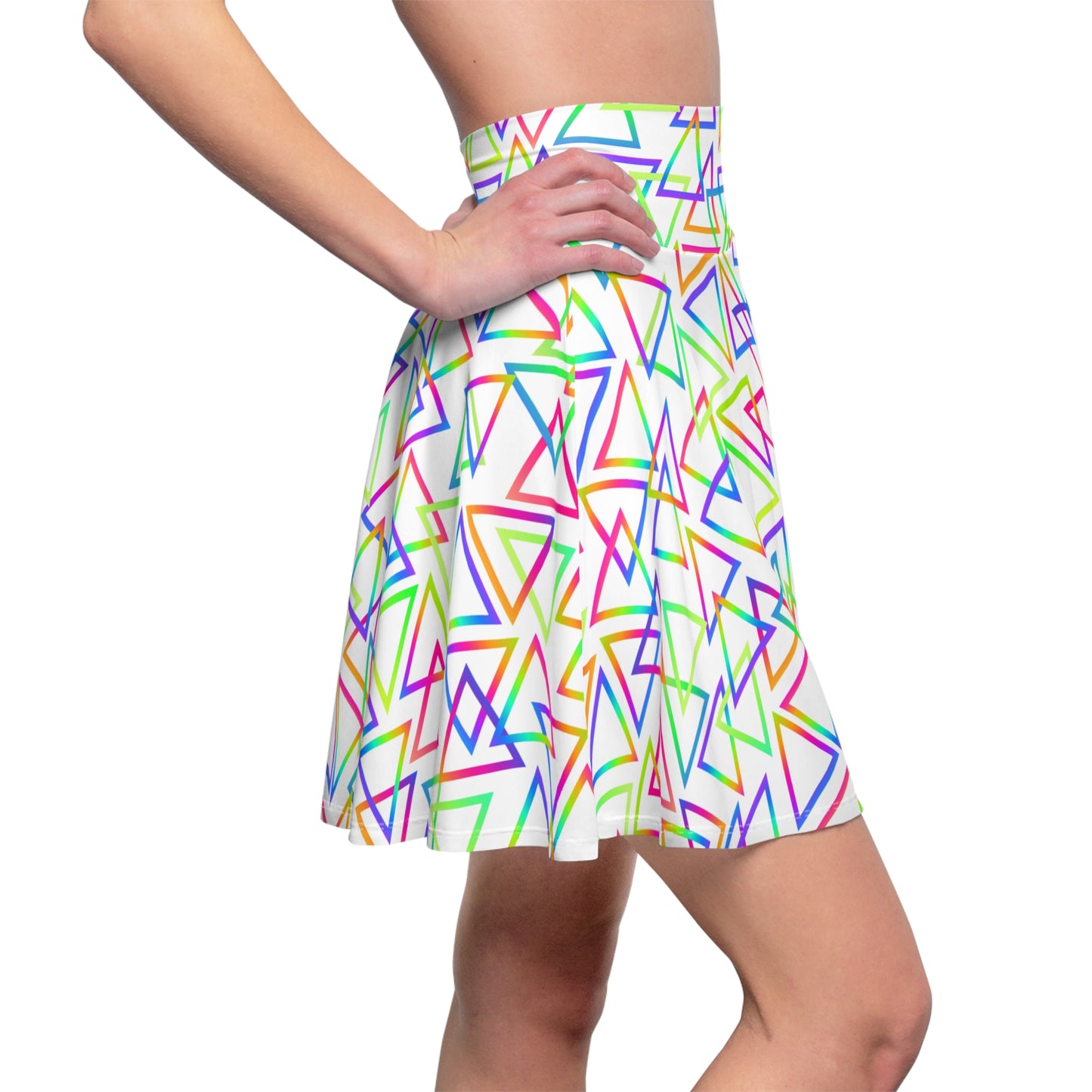 Colorful Geometric Women's Skater Skirt