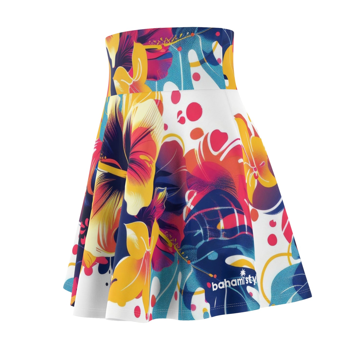 Vibrant Floral Women's Skater Skirt