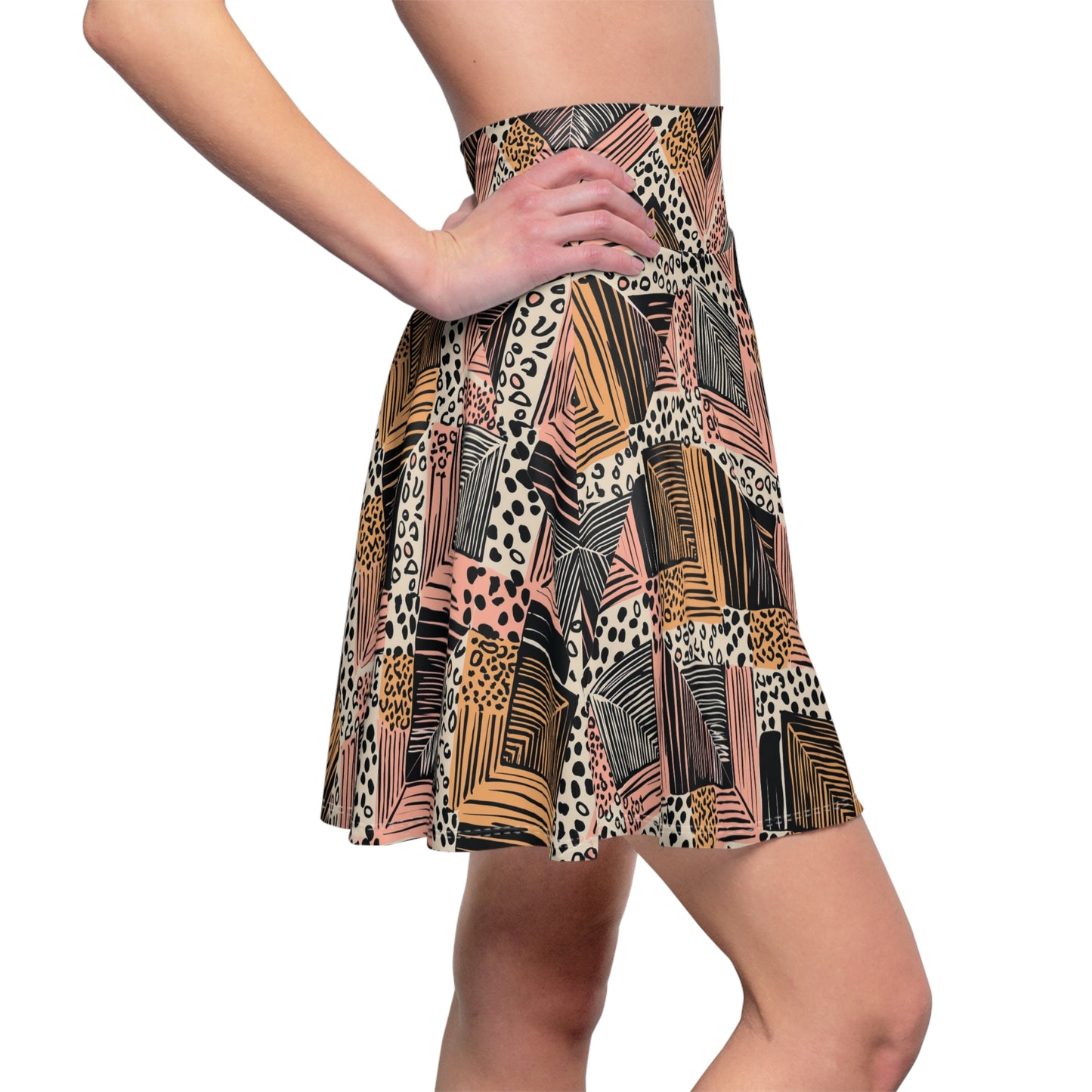 Exotic Aztec Women's Skater Skirt