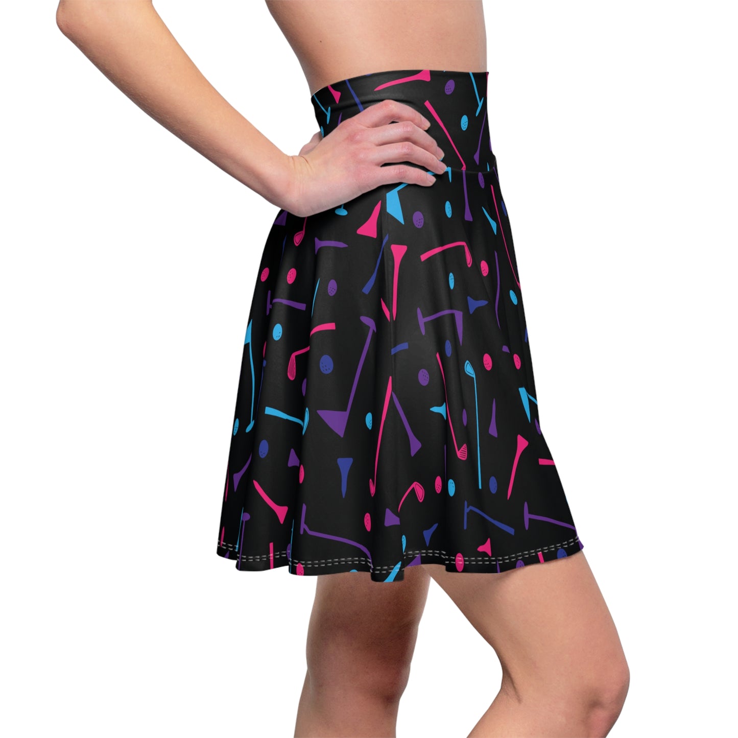 Golf Confetti Women's Skater Skirt