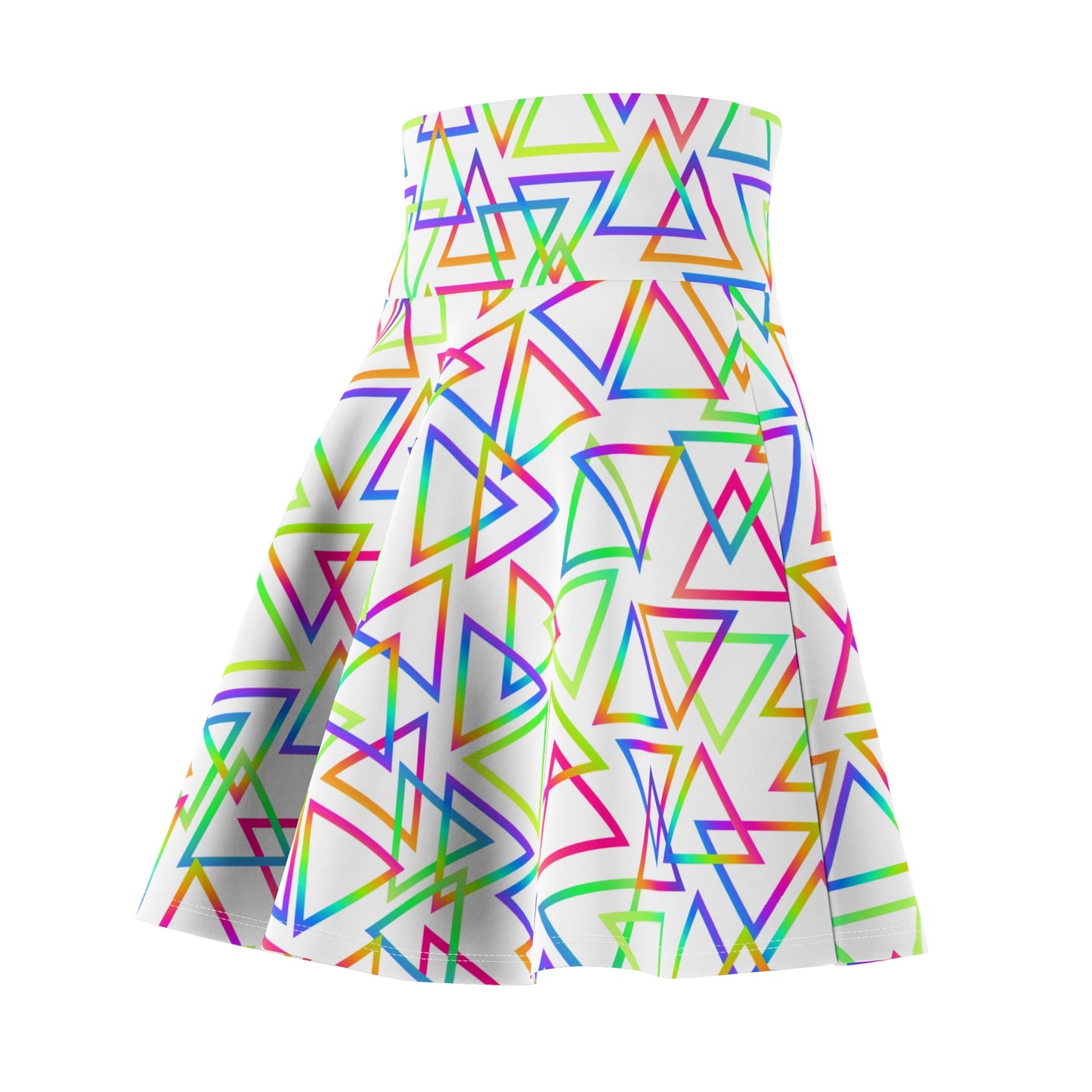 Colorful Geometric Women's Skater Skirt