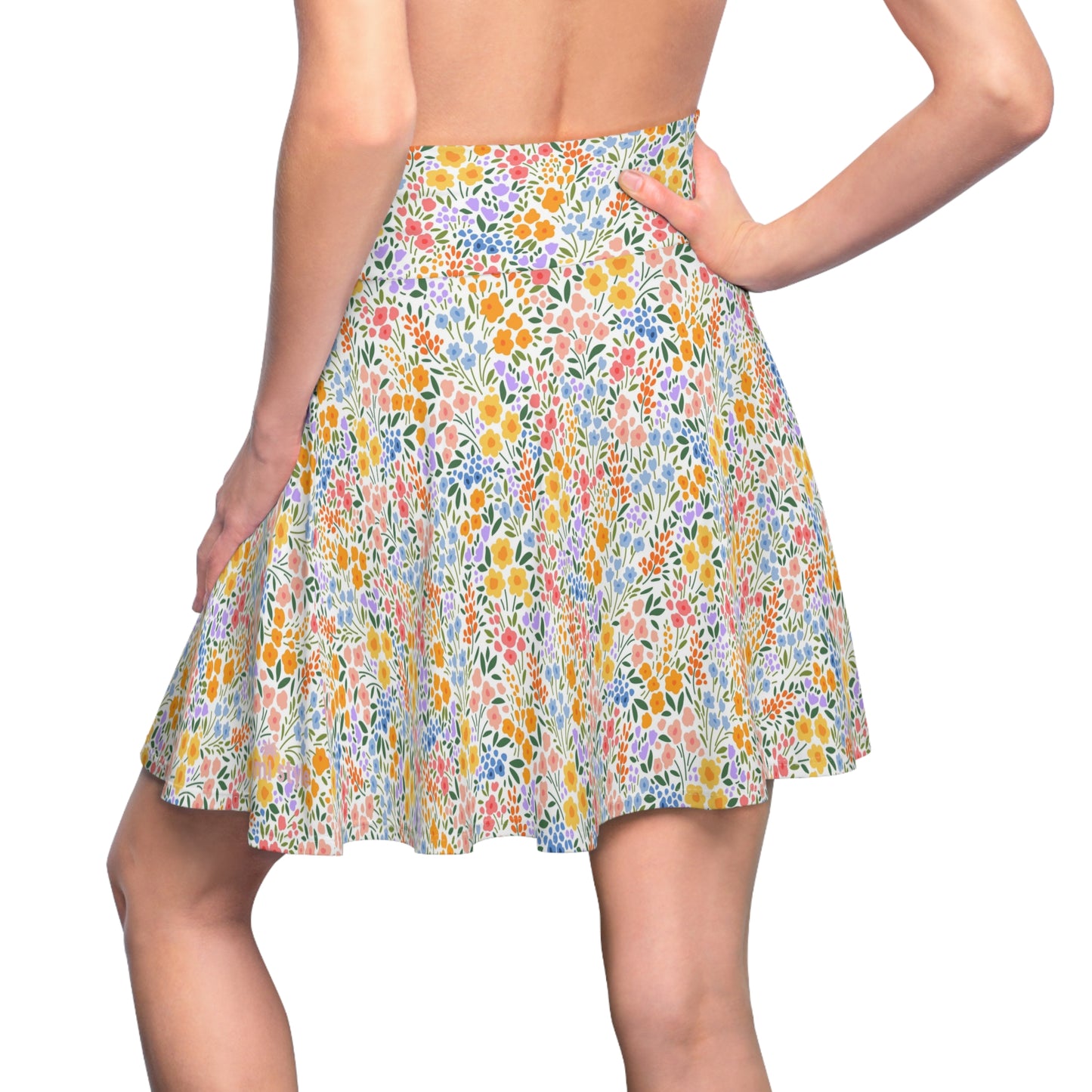 Colorful Floral Women's Skater Skirt