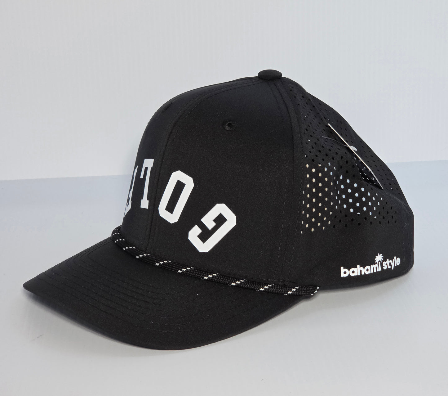 Classy Black Golf Rope Hat