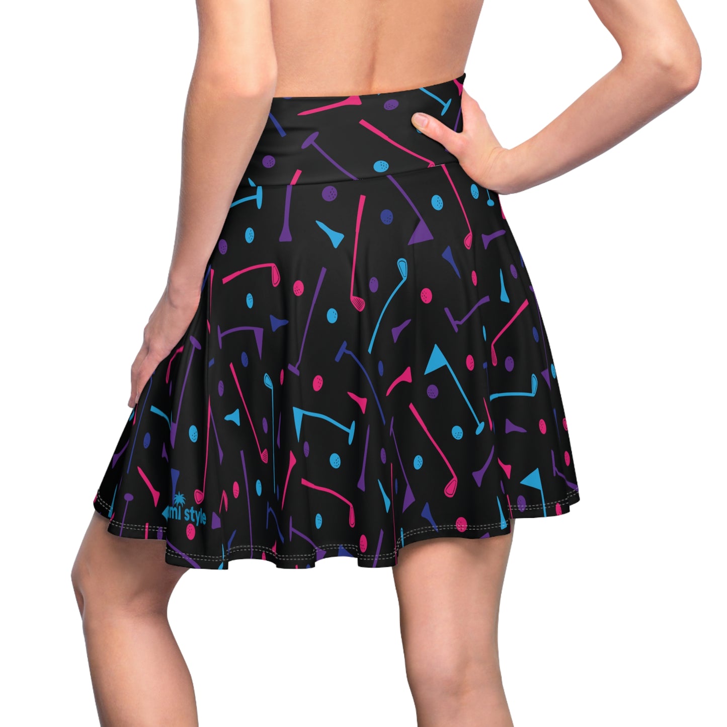 Golf Confetti Women's Skater Skirt