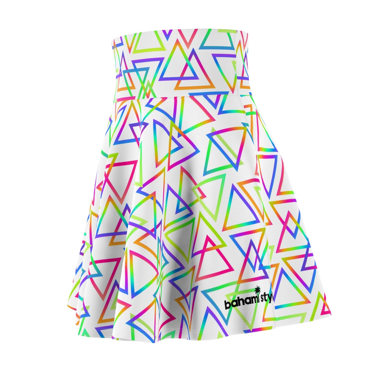 Colorful Geometric Women's Skater Skirt