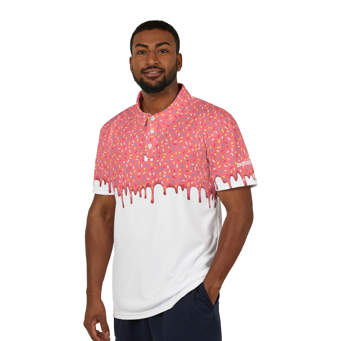 Ice Cream Drip Polo Shirt