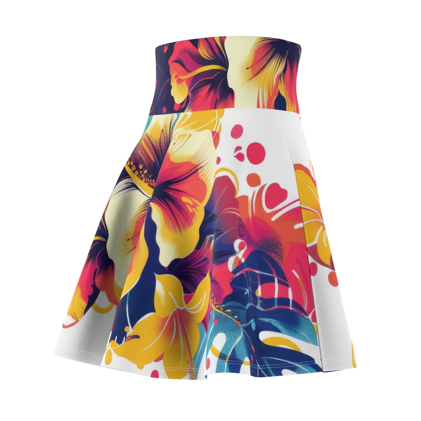 Vibrant Floral Women's Skater Skirt