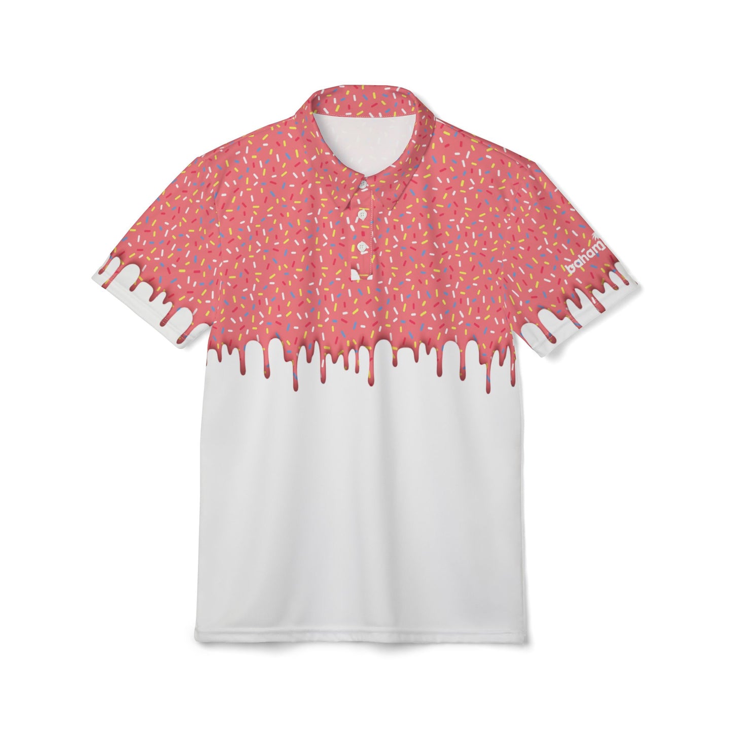 Ice Cream Drip Polo Shirt