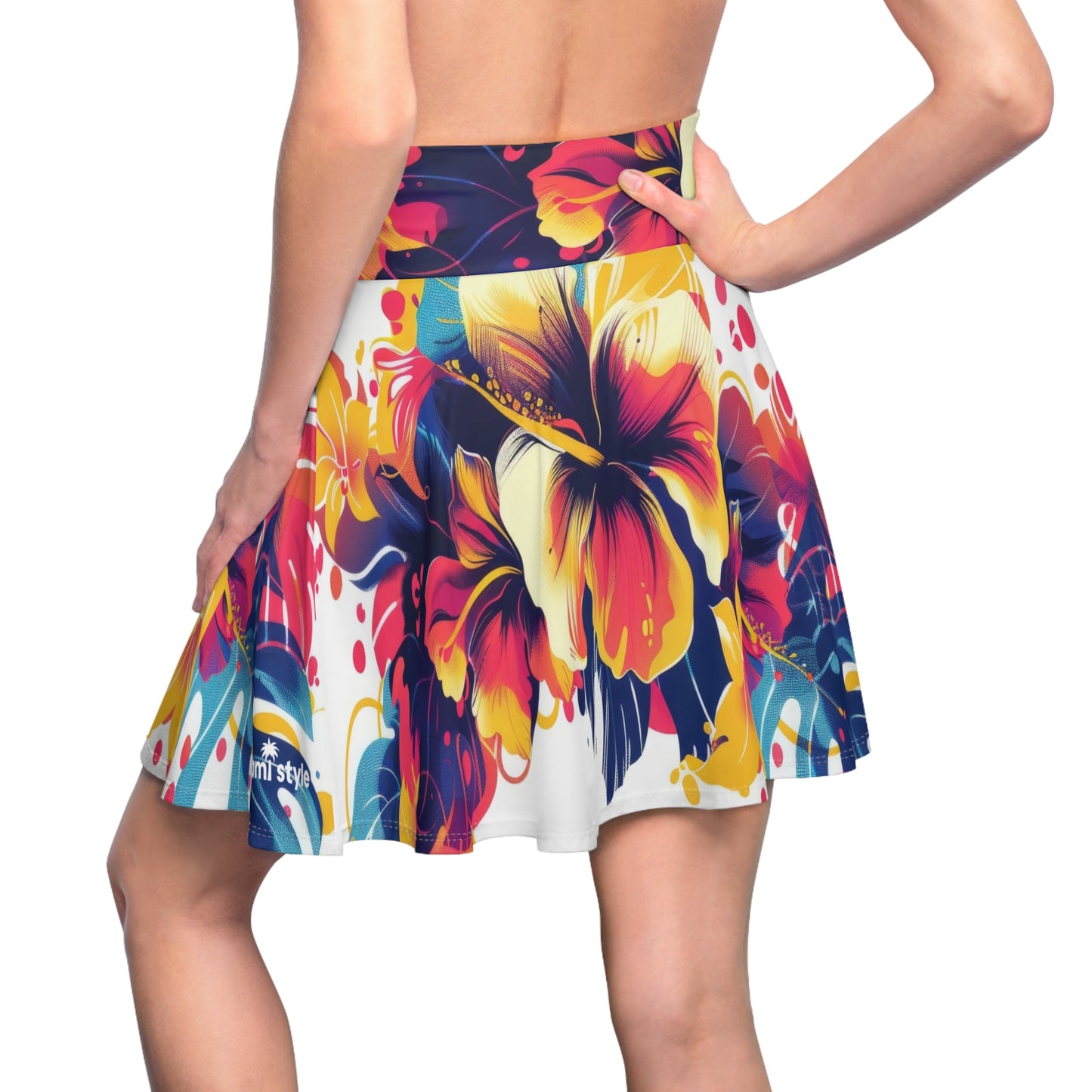 Vibrant Floral Women's Skater Skirt