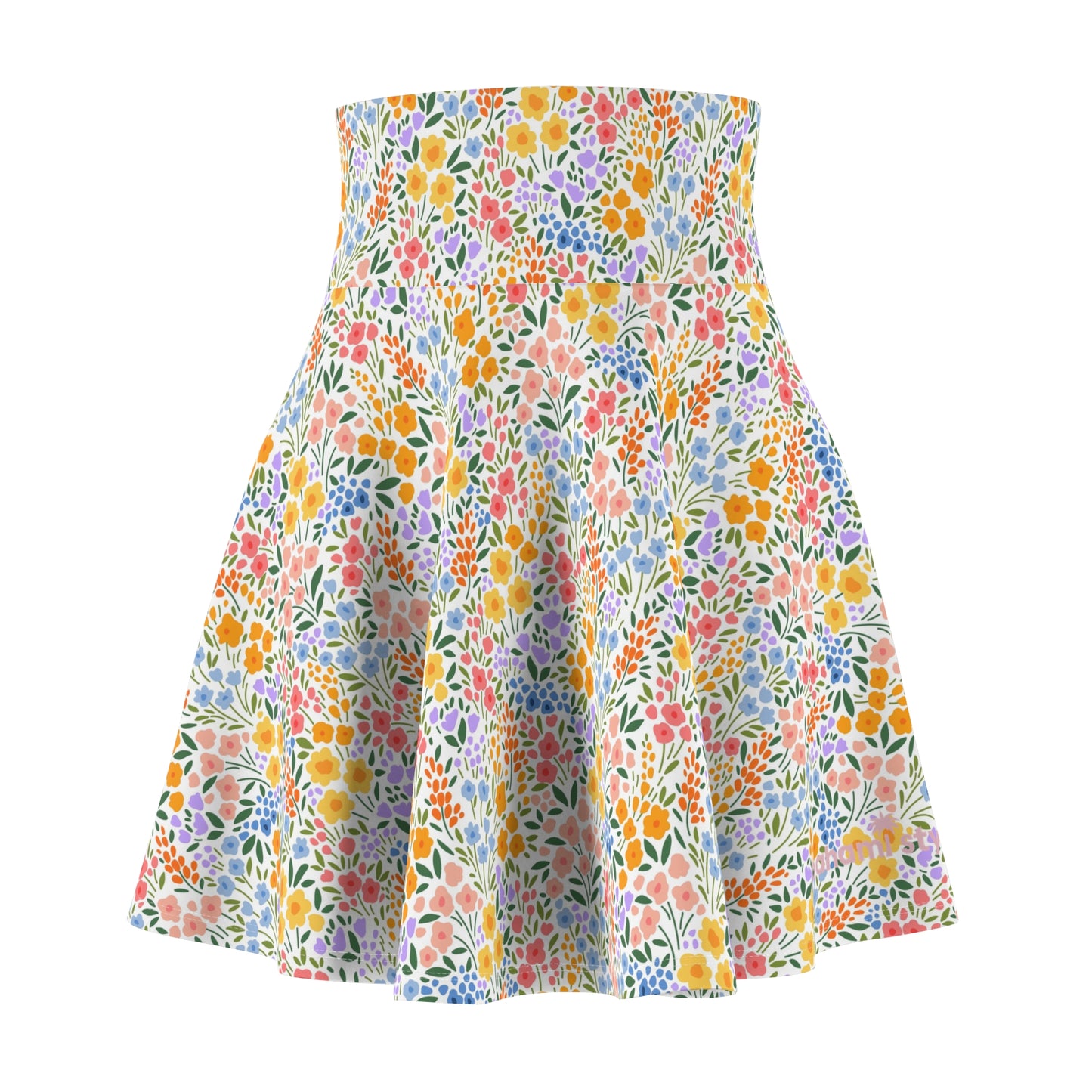 Colorful Floral Women's Skater Skirt