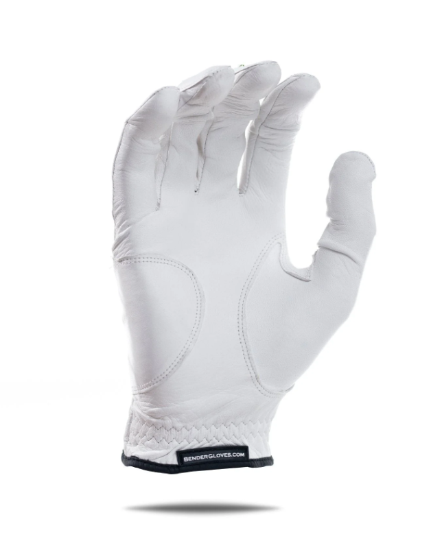 White Lucky Elite Tour Golf Glove