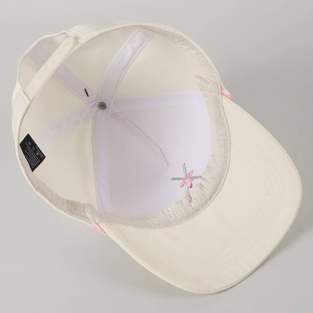 Golf Clubs with Ribbon Embroidered Trucker Hat