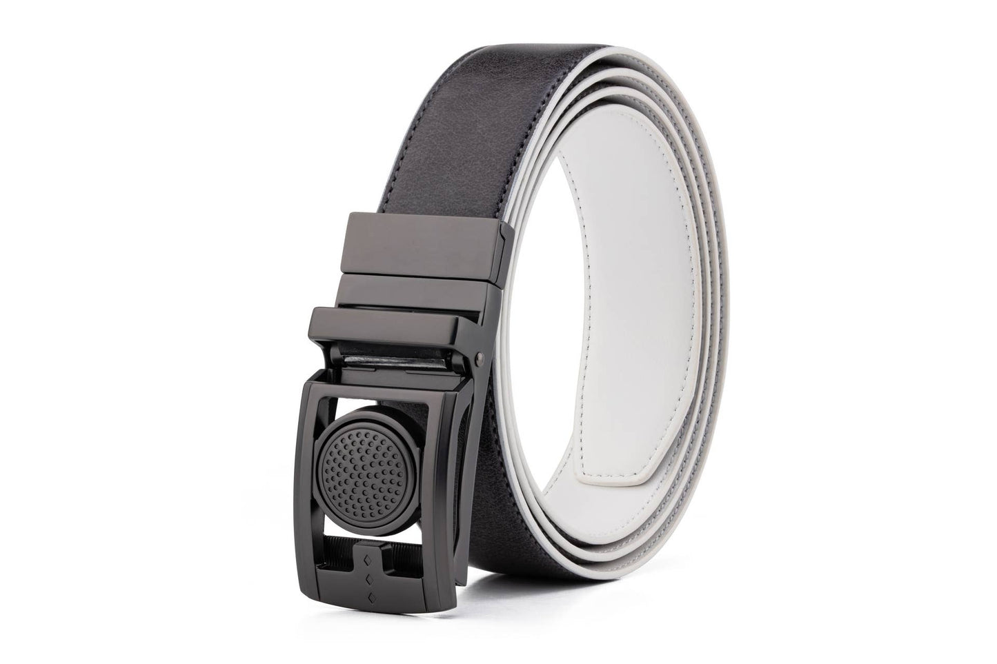 Golf belt with marker