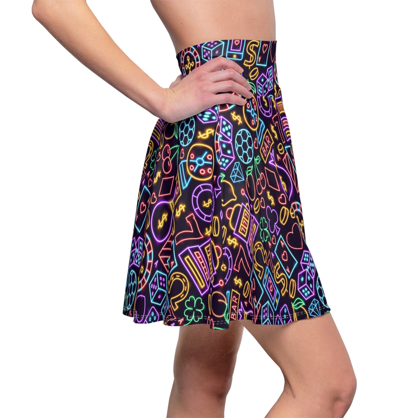 High Roller Women's Skater Skirt