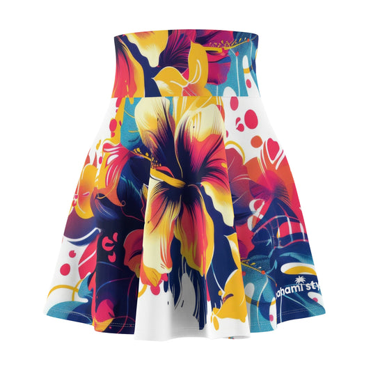 Vibrant Floral Women's Skater Skirt