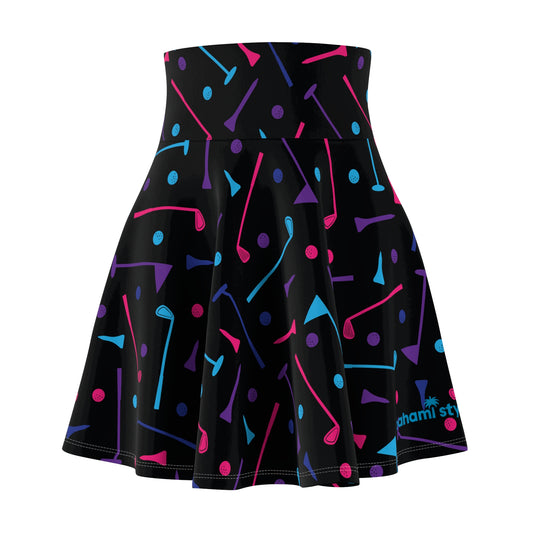 Golf Confetti Women's Skater Skirt