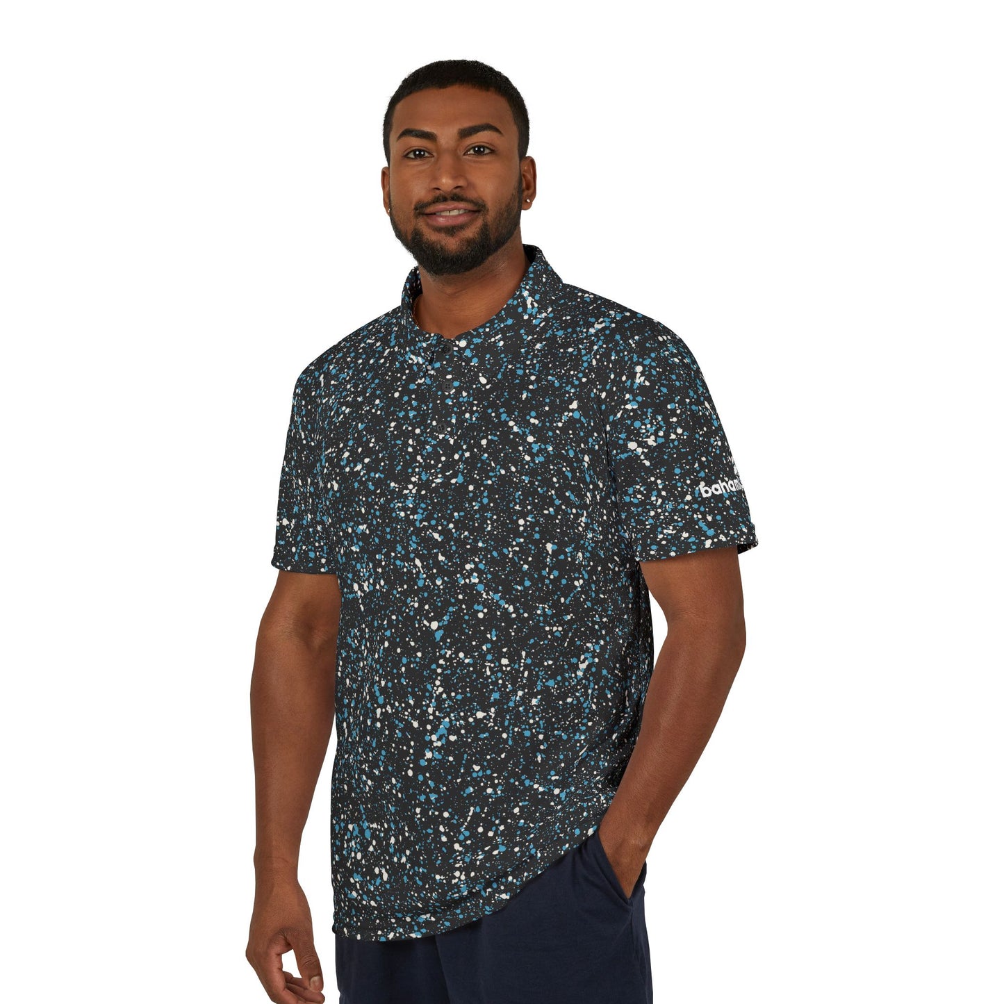 Midnight Sesh Paint Splatter Polo