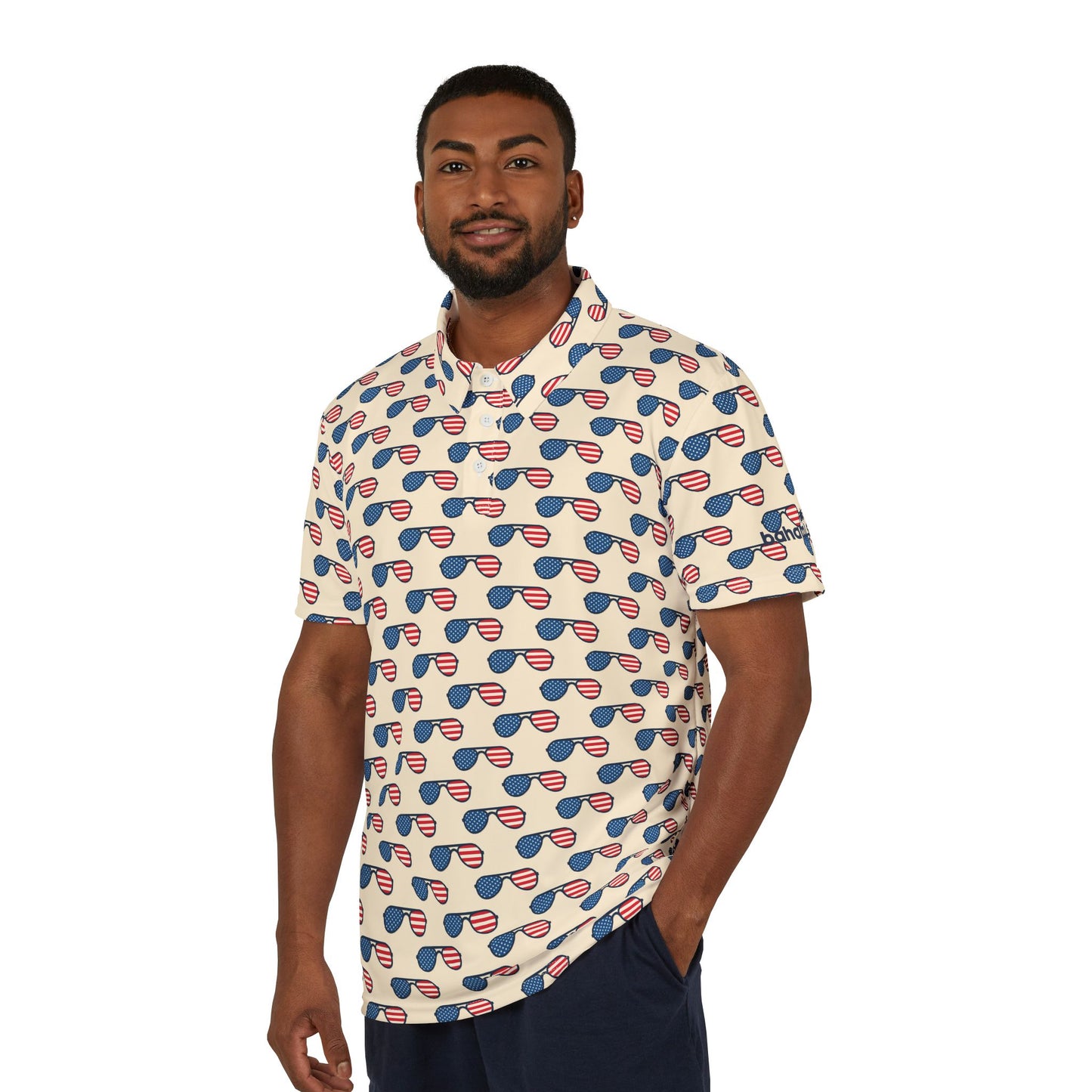 Patriotic Sunglasses Polo