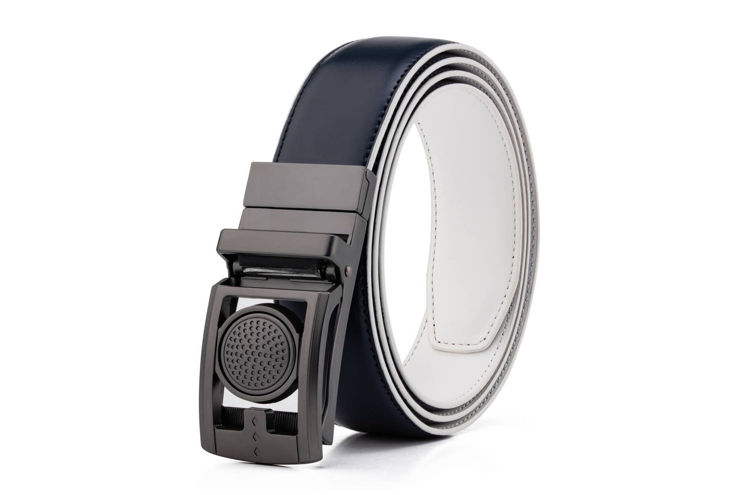 Golf belt with marker