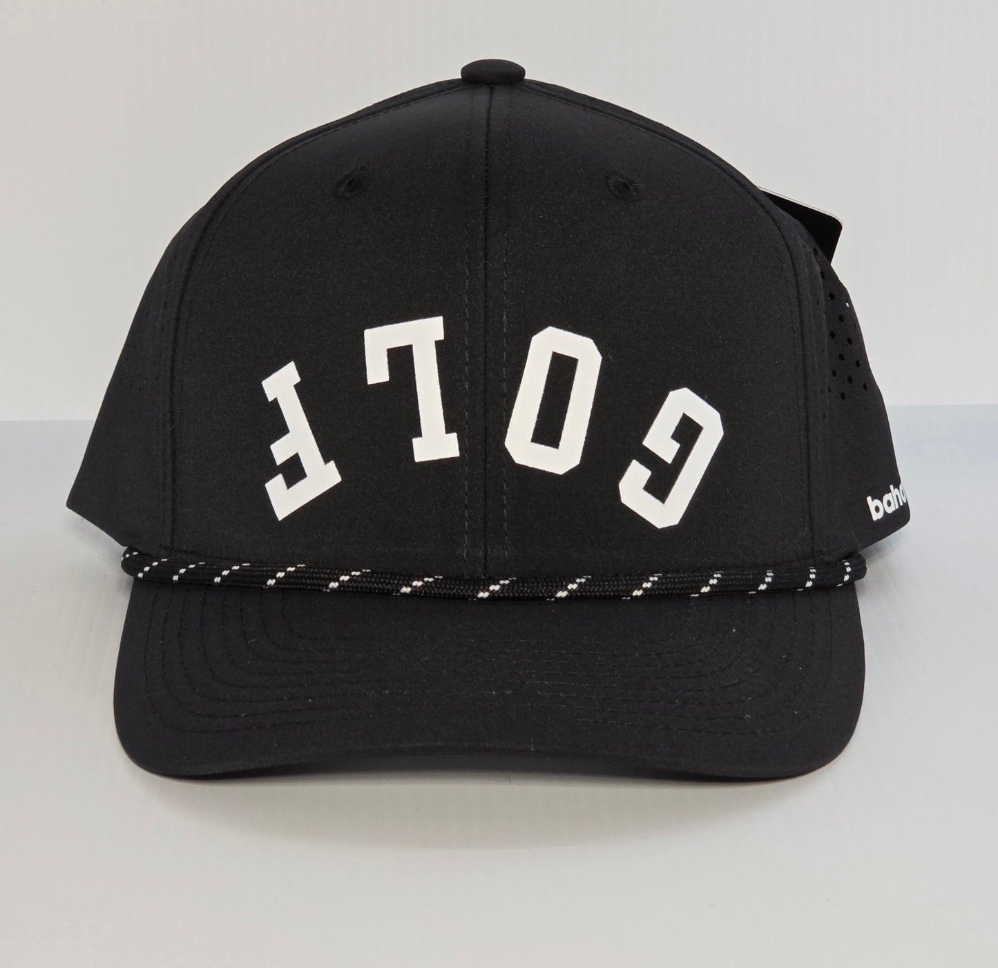 Classy Black Golf Rope Hat