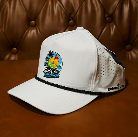 Slice Of Paradise Golf Rope Hat