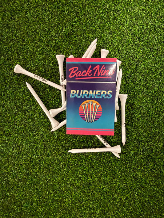 Back 9 Burners Golf Tees