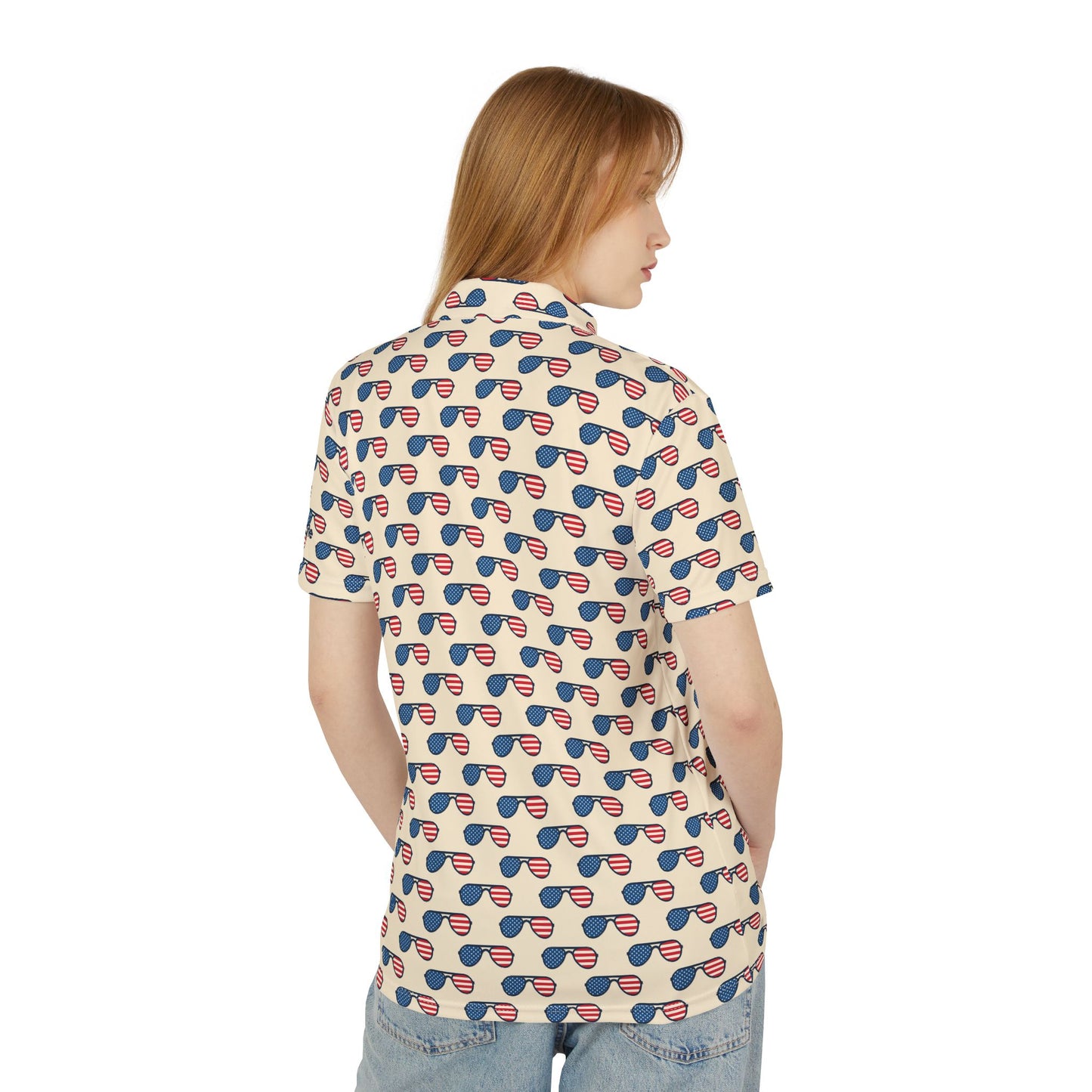 Patriotic Sunglasses Polo
