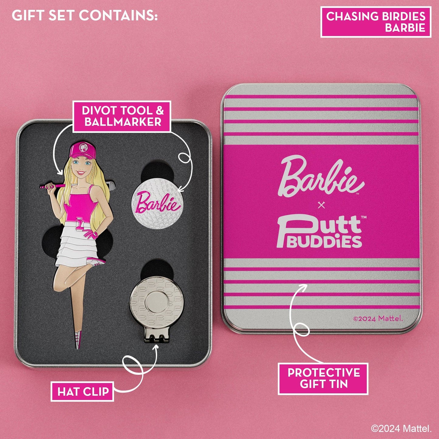 Chasing Birdies Barbie Divot Tool w/ Barbie Ball Marker