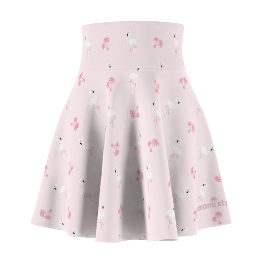 Fancy Flamingo Women's Skater Skirt