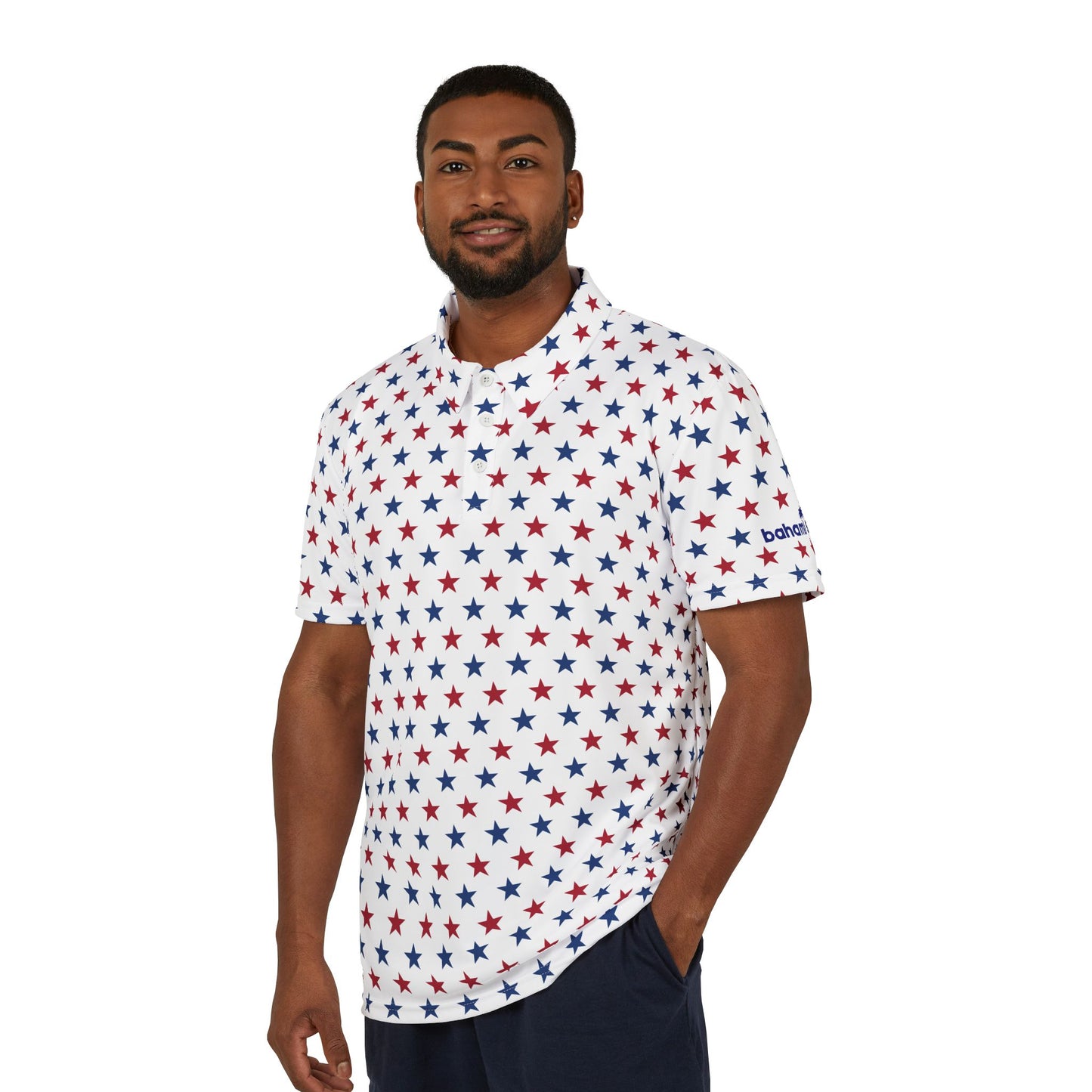 Patriotic Star Polo Shirt