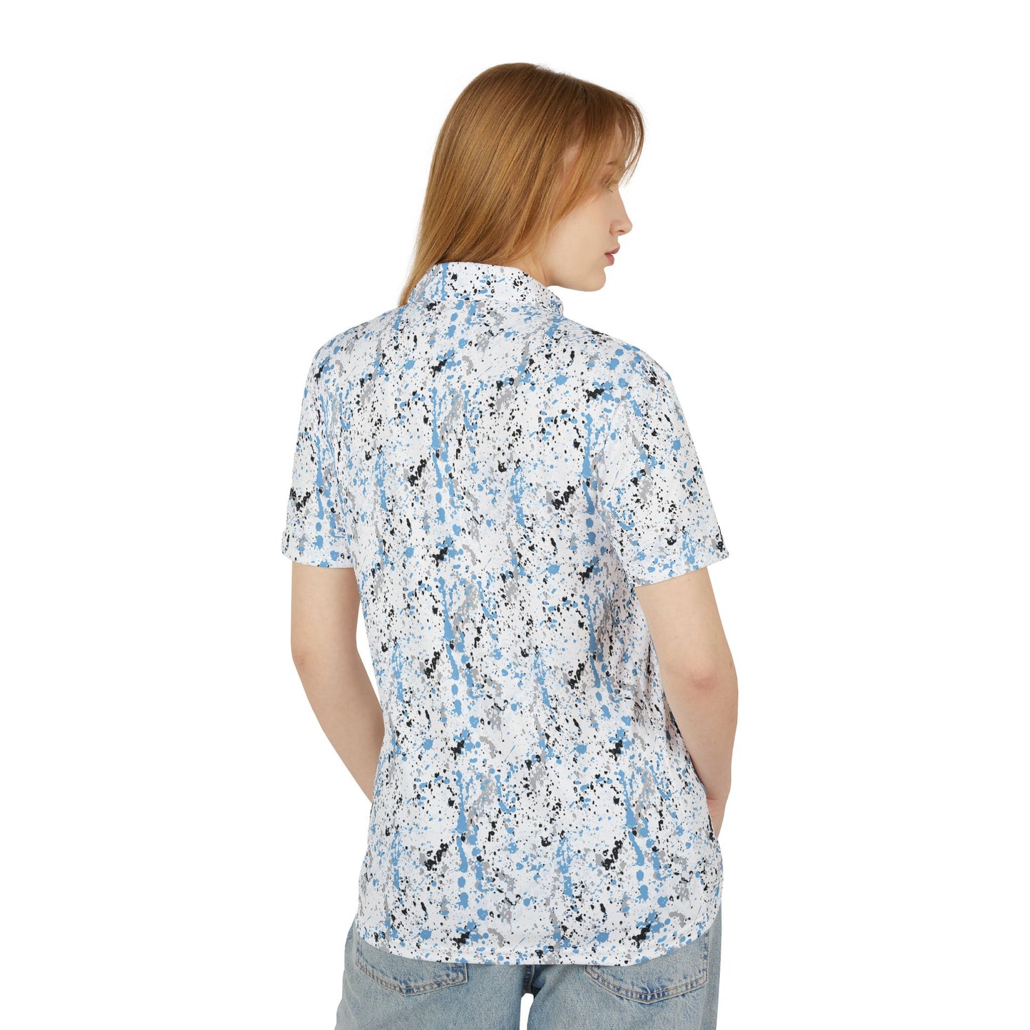 Cloud 9 Paint Splatter Polo