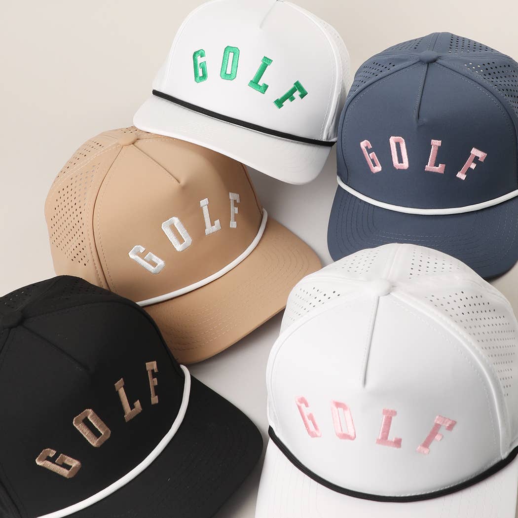 GOLF Solid Color Premium Materials Trucker Hat