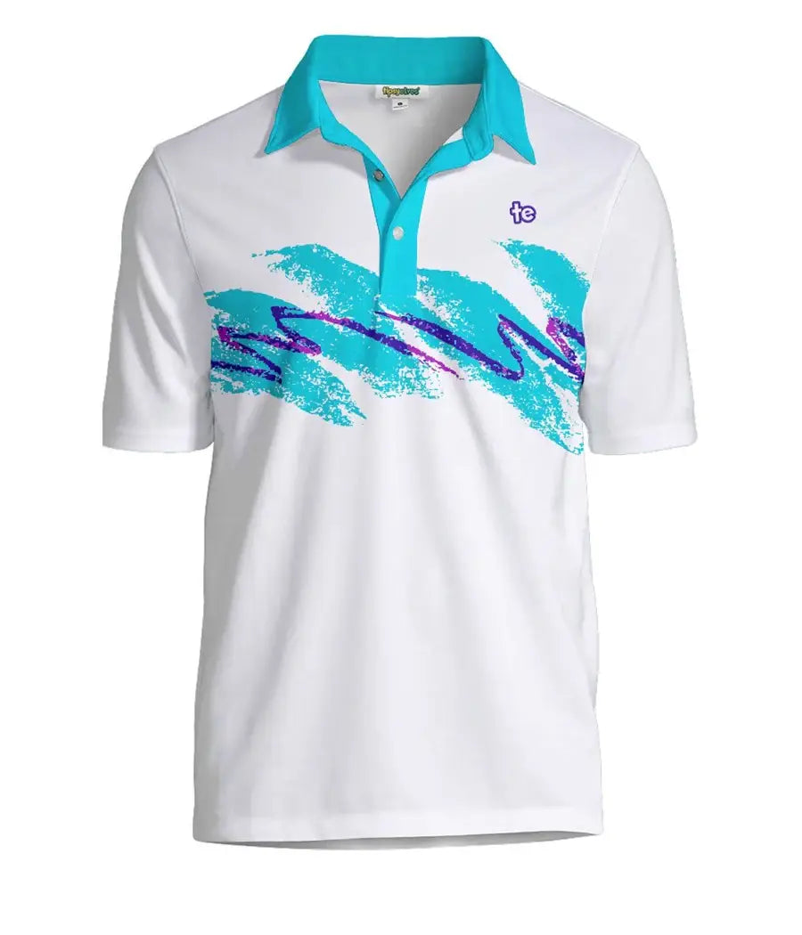 Rip 'N Spray Men's Golf Polo - Fun Retro Golf Shirt