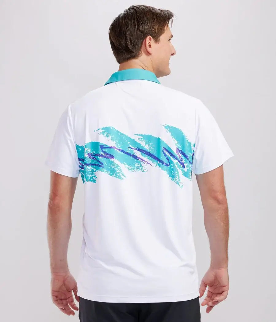 Rip 'N Spray Men's Golf Polo - Fun Retro Golf Shirt