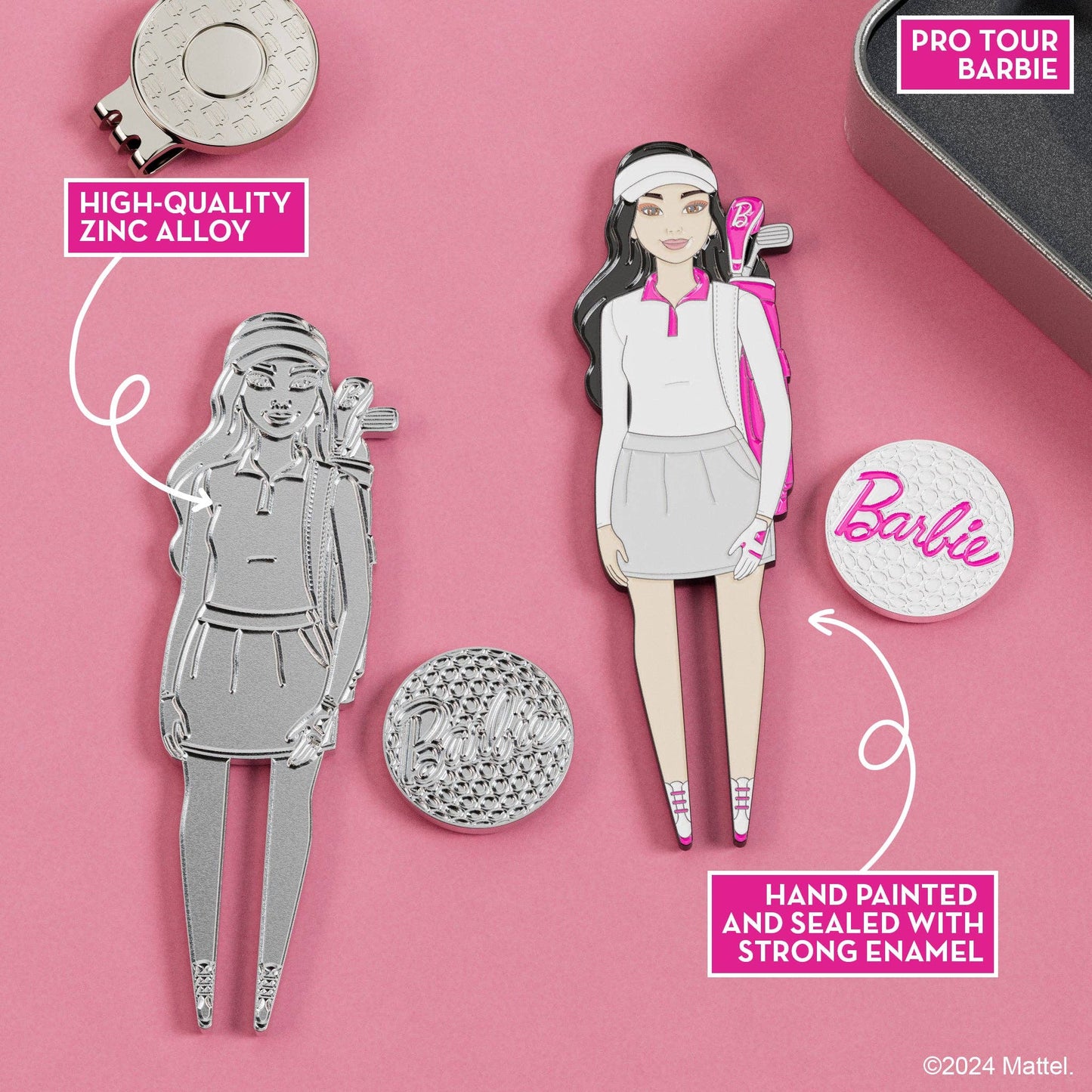 Pro Tour Barbie Divot Tool w/ Barbie Golf Ball Marker