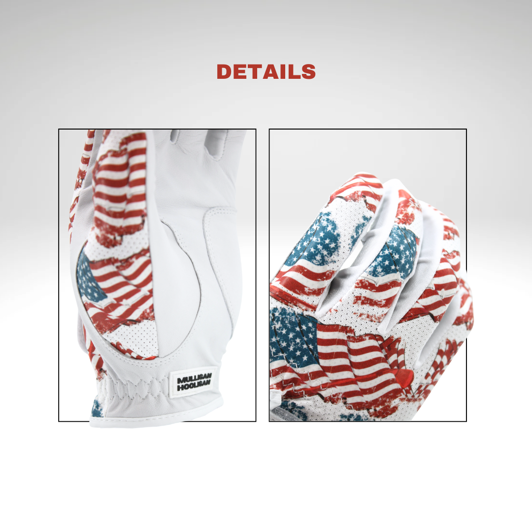 Patriotic USA Flag Men's Golf Glove | MULLIGAN HOOLIGAN®