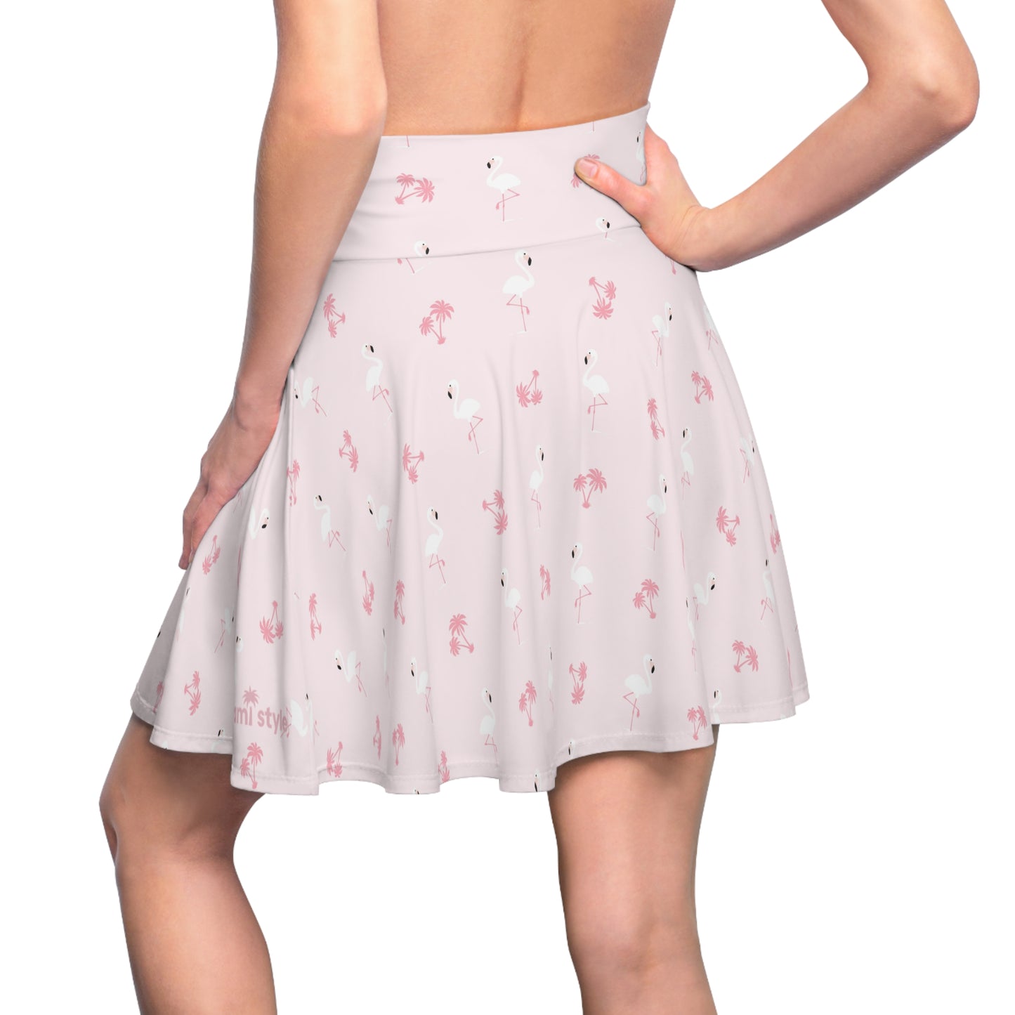 Fancy Flamingo Women's Skater Skirt