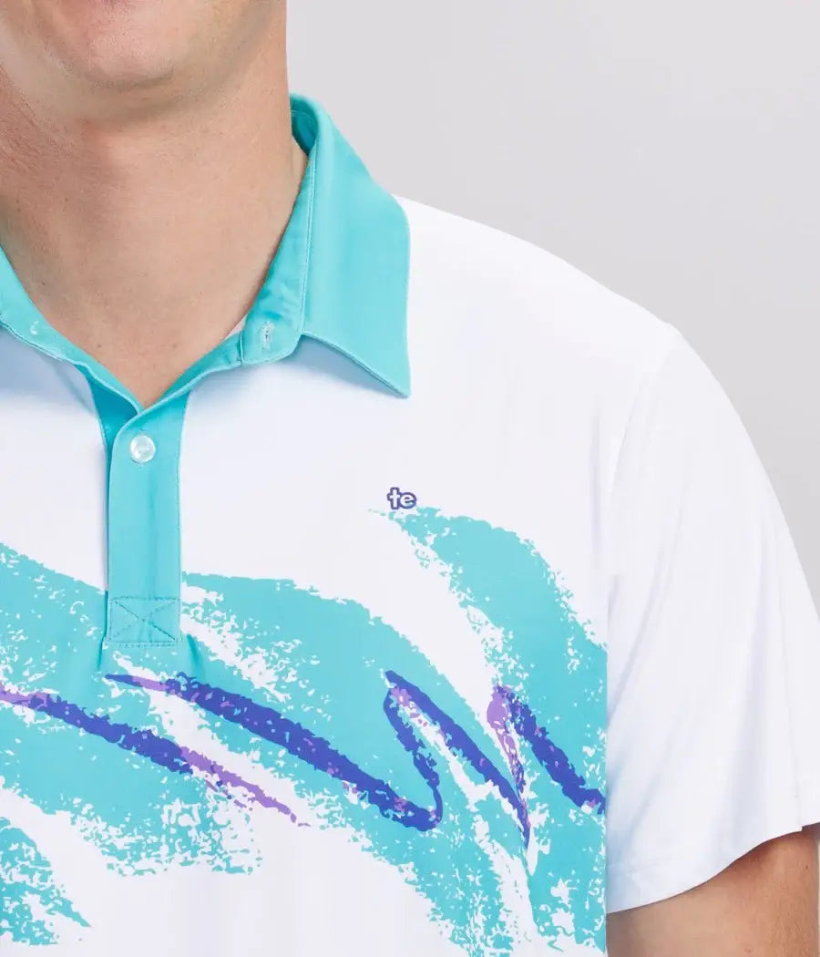 Rip 'N Spray Men's Golf Polo - Fun Retro Golf Shirt