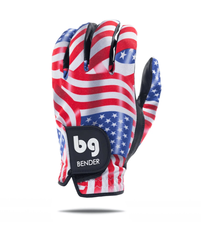 USA Flag Spandex Golf Glove