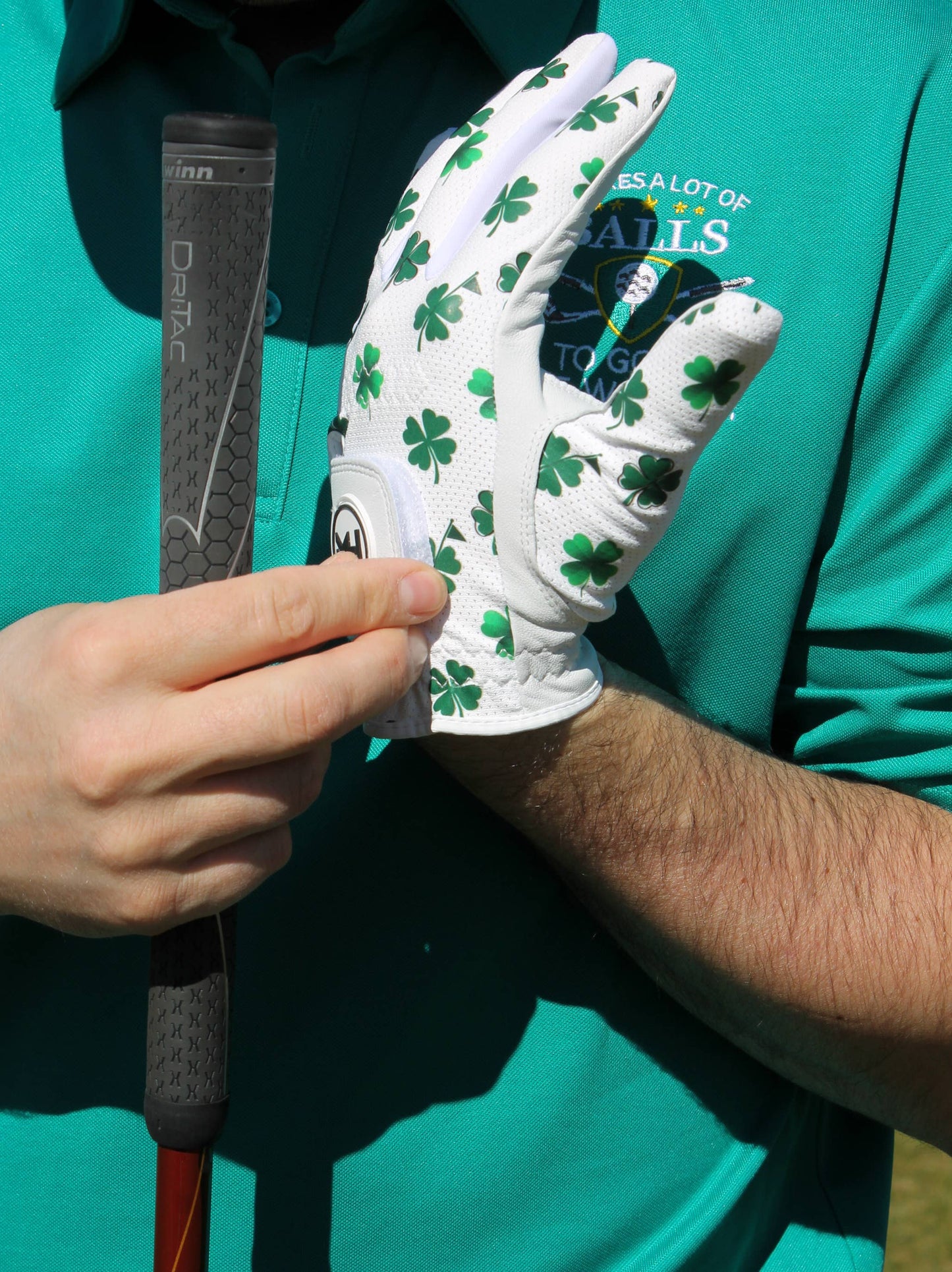 Clover Luck Men's Golf Glove | MULLIGAN HOOLIGAN®