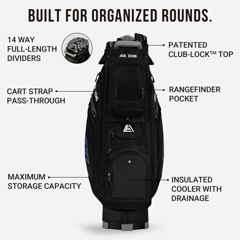 T-LOCK 2.0 Cart Bag Black