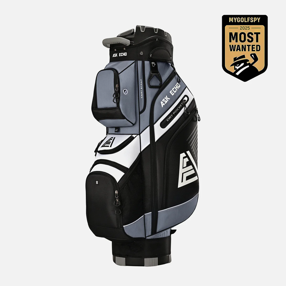 T-LOCK 2.0 14 Way Organizer Dividers Golf Quiet Cart Bag / Grey