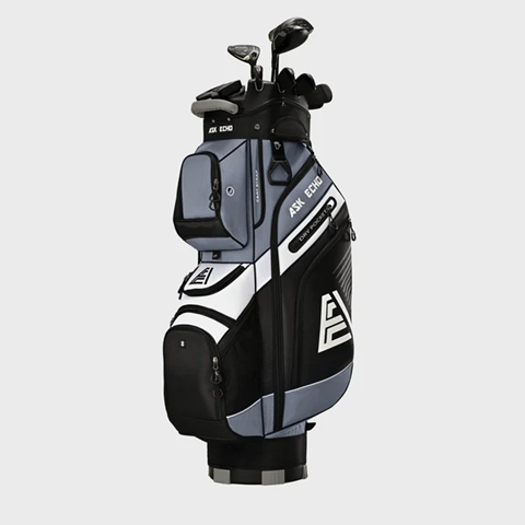 T-LOCK 2.0 14 Way Organizer Dividers Golf Quiet Cart Bag / Grey